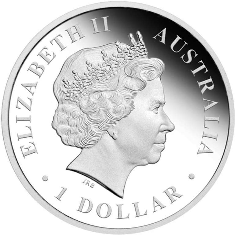 (2012) Монета Австралия 2012 год 1 доллар &quot;Варан&quot;  Серебро Ag 999  PROOF